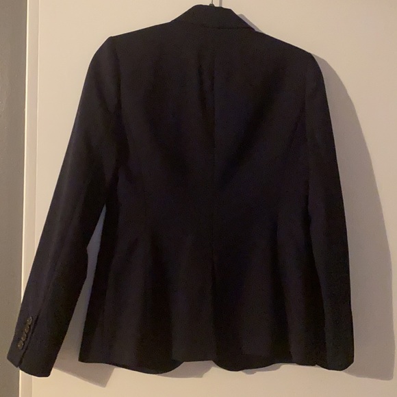 J CREW 1035 Tollegno 1900 Womens Jacket Navy Blazer - Picture 4 of 8
